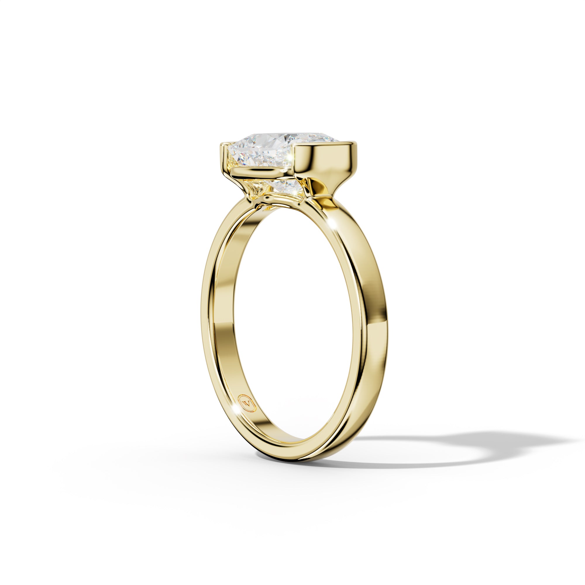 Delilah Elongated Cushion Cut  Engagement Ring